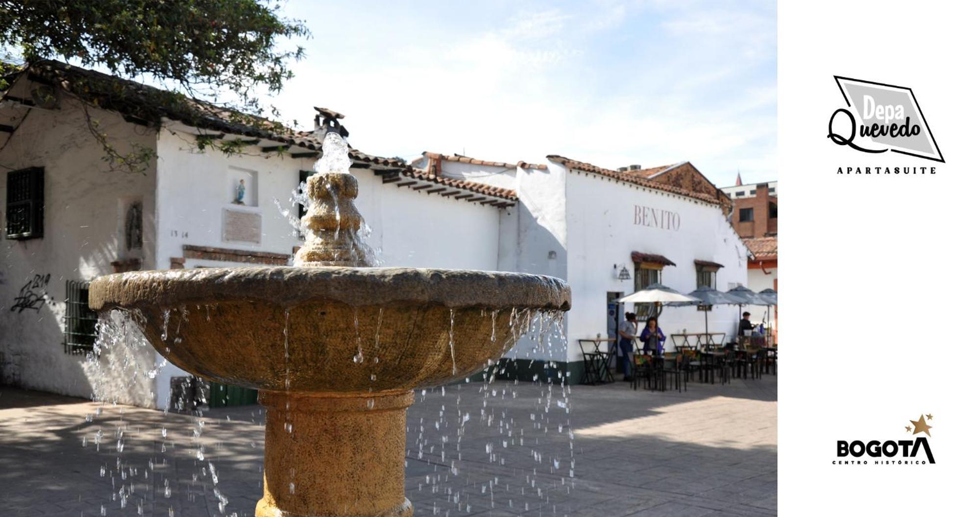 Depa Quevedo - Trendy Revamped Flat - Exceptional Spot In Bogota'S Historic Colonial Square - Candelaria Bogotá Exterior foto