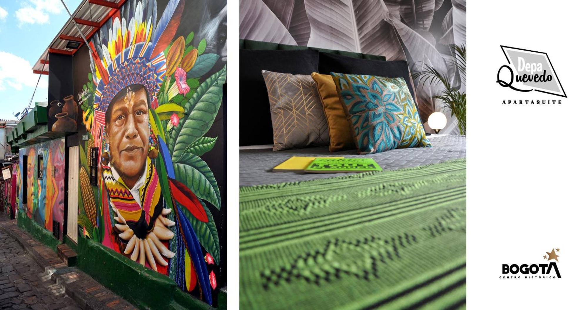 Depa Quevedo - Trendy Revamped Flat - Exceptional Spot In Bogota'S Historic Colonial Square - Candelaria Bogotá Exterior foto